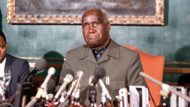 Photo of Zambia’s first president, Kenneth Kaunda dies aged 97