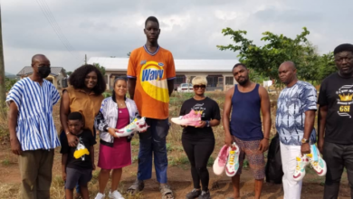 Photo of I birthed him at 10 months, his pregnancy was troubling – Mother of Volta tallest man