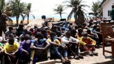 Photo of Aflao GIS processes 202 African nationals for repatriation