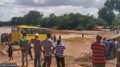 Photo of 4 die as bus carrying choristers plunges into a river