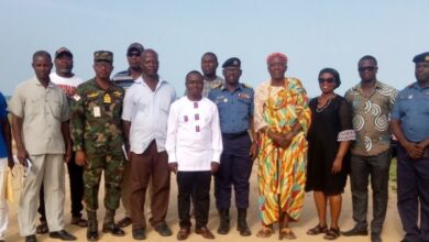 Photo of Forward operating naval base at Keta in the offing
