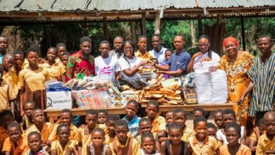 Photo of Emefa Foundation donates to deprived schools in Central Tongu