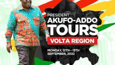 Photo of Akufo-Addo begins two-day tour of Volta Region today