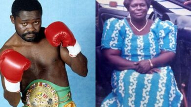 Photo of Azumah Nelson’s mother passes away at age 86