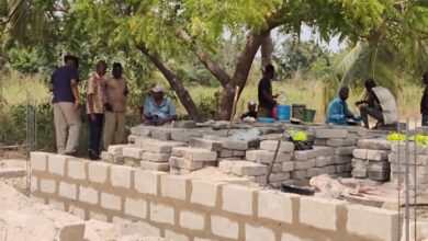 Photo of Akatsavakpor Basic School construction project begins