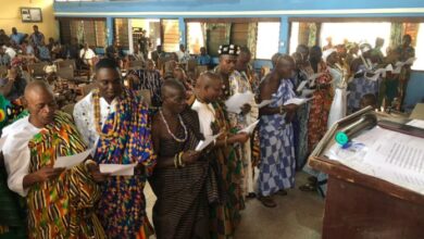 Photo of 26 newly gazetted chiefs inducted into Avenor Traditional Council