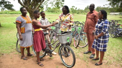 Photo of Friends of Adaklu distributes bicycles to enhance access to education in Adaklu District