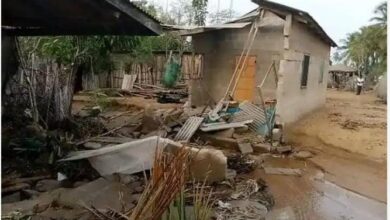 Photo of Agorkedzi: Another tidal waves destruction leaves one dead, many homeless