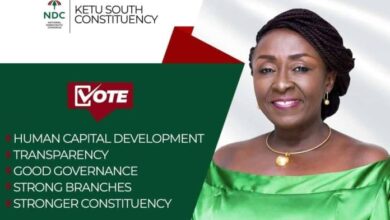 Photo of Dzifa Gomashie projected to win Ketu South NDC parliamentary primary