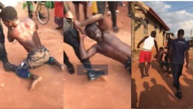 Photo of Policeman who dragged suspect on ground by the neck like a dog in viral video interdicted