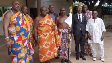 Photo of Aflao Traditional Council pays courtesy call on Ghana’s Ambassador to Togo
