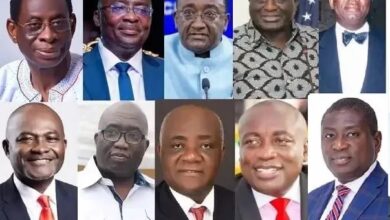 Photo of Kennedy Agyapong leads in the NPP balloting. Bawumia is at the bottom