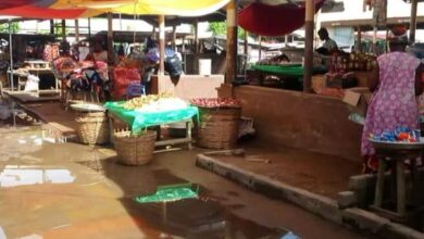 Photo of Market women at Keta appeal for proper drainage