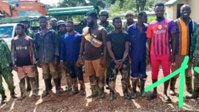 Photo of Chief and nine others arrested over illegal mining