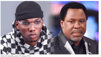Photo of He healed my family and gave us shelter – singer Victor AD defends TB Joshua