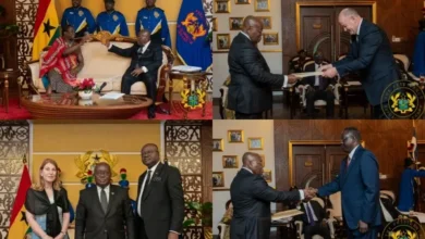 Photo of Six new envoys present credentials to President Akufo-Addo