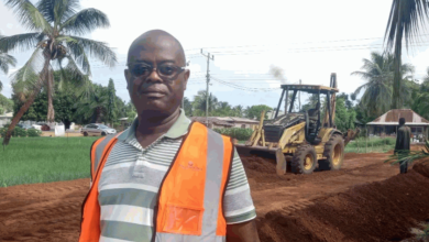 Photo of Anlo MP embarks on road construction projects  