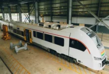 Photo of PICTURES: Assembling and installation of Ghana’s first modern train successfuly completed