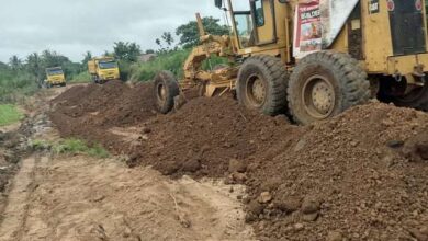 Photo of Work begins on inner roads in the Adaklu district  