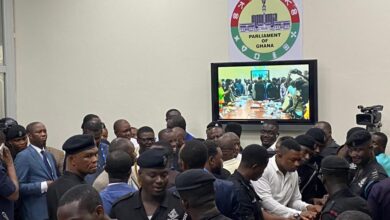 Photo of Violent confrontation as Minority and Majority MPs clash over vetting of Ablakwa, Akandoh