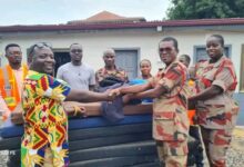 Photo of Keta Fire Service receives support from MP Dzudzorli Gakpe
