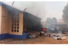 Photo of Ehi police station razed after youth demand release of murder suspect
