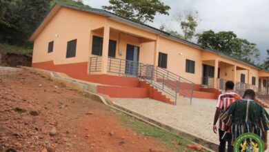 Photo of Ho MCE commissions staff accommodation and administration block 