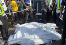 Photo of 2 dead as helicopter plunges into school park at Tema