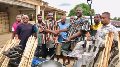 Photo of Relief Support for Volta Region Flood Cleanup